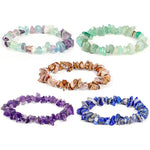 Buddha Stones Amethyst Lazurite Various Crystal Stone Healing Positive Bracelet