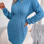 Zeagoo Women's Casual Twist Woven Sweater Dress