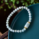 Buddha Stones Natural Jade Luck Prosperity Bracelet