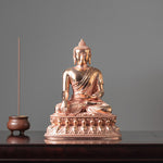 Buddha Stones Gautama Shakyamuni Buddha Figurine Serenity Copper Statue Home Decoration