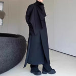 Long Scarf Collar Trench Coat