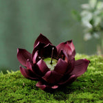 Buddha Stones Tibetan Lotus Positive Peace Incense Burner Decoration