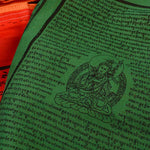Buddha Stones Tibetan 5 Colors Windhorse Auspicious Outdoor 25 Pcs Prayer Flag