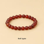 Buddha Stones Natural Stone Quartz Healing Beads Bracelet