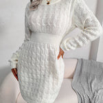 Zeagoo Women's Casual Twist Woven Sweater Dress