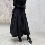 Tulip Crumpled Casual A-line Skirt