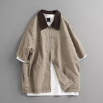 Japanese Retro Patchwork Loose Casual T-shirt