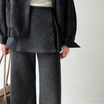 Two-piece Flared Casual Pants