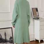 Zeagoo Women's Casual Knitted Cardigan And Sweater Dress Two-Piece Set