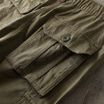 Multi-pocket Straight-leg Casual Trousers