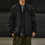 Retro Solid Color Loose Jacket
