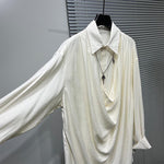 Irregular Loose Fake Two-piece Shirt