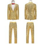 Sequined Suit Set Stage Performance Party Tuxedo