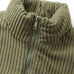 Quilted Lined Corduroy Coat