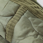Quilted Lined Corduroy Coat