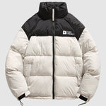 Men's Two-color stand collar zipper Ultralight Down Jacket
