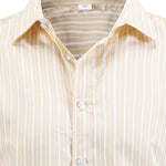 Long Sleeve Stripe Button Up Shirt