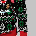 Men's Three Cups 3D Printed Christmas Crew Neck T-shirt