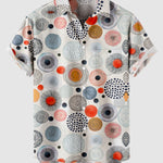 Men's Hawaiian 3D Print Casual Short Sleeve Pocket Shirt