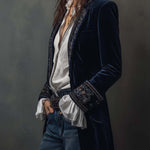Nuria ⎸ Chaqueta Elegante de Terciopelo