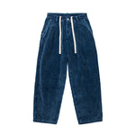 Japanese Retro Washed Corduroy Loose Overalls
