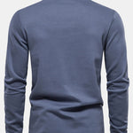 Long Sleeved V-Neck Polo Shirt