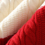 Striped Twist Jacquard Sweater
