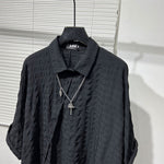 Summer Asymmetric Loose Half Sleeve Shirt