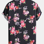 Floral Paint Button Up Shirt