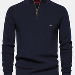 Raglan Sleeve Quarter-Zip Sweater