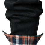 Corduroy Plaid Panel Button Up Shirt
