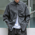 Japanese Loose Solid Color Shirt