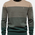 Contrast Striped Sweater