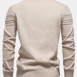 Striped Jacquard Crewneck Sweater