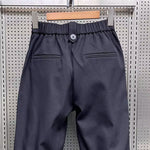 Black Pleated Harem Trousers
