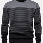 Contrast Striped Sweater