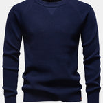 Raglan Sleeve Textured Sweater