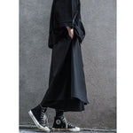 Dark Wide Leg Ninja Retro Culottes