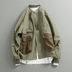 Urban Outdoor Workwear Baseball Collar Jacket
