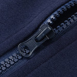 2 In 1 Plaid Zipper Kangaroo Pocket Hoodie