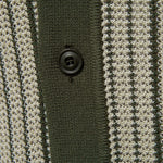 Stripe Crochet Button Up Shirt