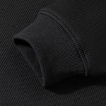 Relax Fit Waffle V Neck Sweatshirt