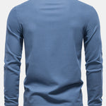 Long Sleeved Giraffe Embroidery Polo Shirt