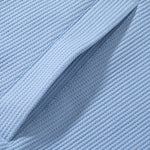 Relax Fit Wffle V Neck Polo Sweatshirt