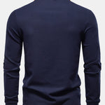 Long Sleeved Contrast Polo Shirt