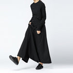 Loose Casual Wide-leg Low-crotch Culottes