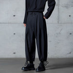 Drawstring Ankle Length Casual Trousers