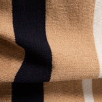 Contrast Stripe Knit Polo Shirt