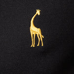 Long Sleeved Giraffe Embroidery Polo Shirt