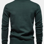 Stripe Quarter-Zip Sweater